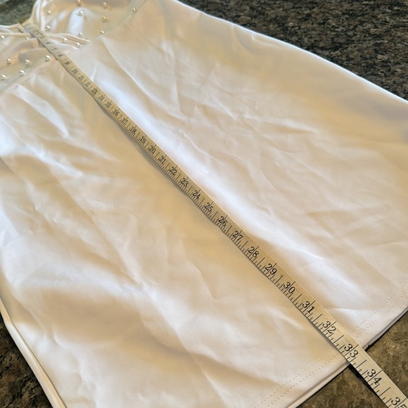 Pearl and white midi dress nwot - Picture 8 of 9